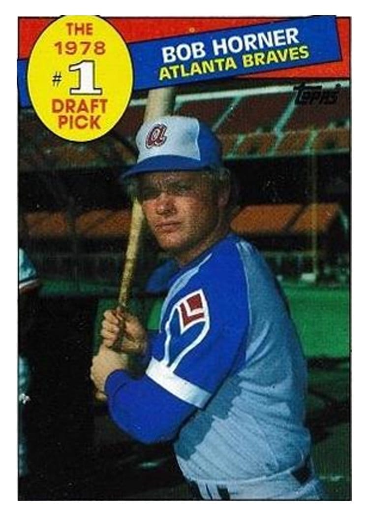 1985 Topps Bob Horner #276 card
