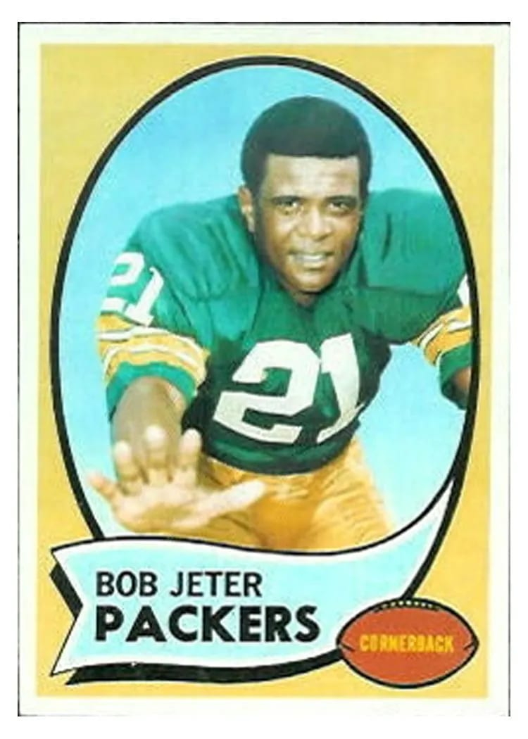 1970 Topps Bob Jeter #182 card