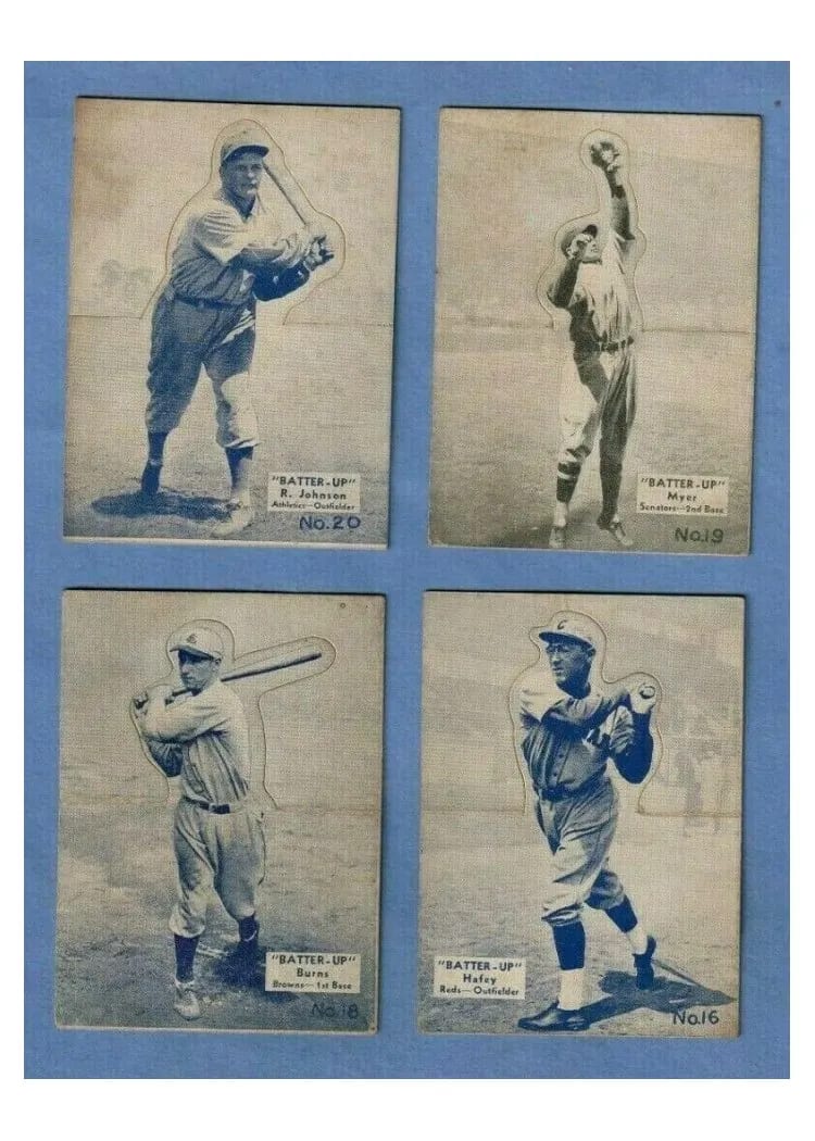 1934 Batter Up Bob Johnson #20 card