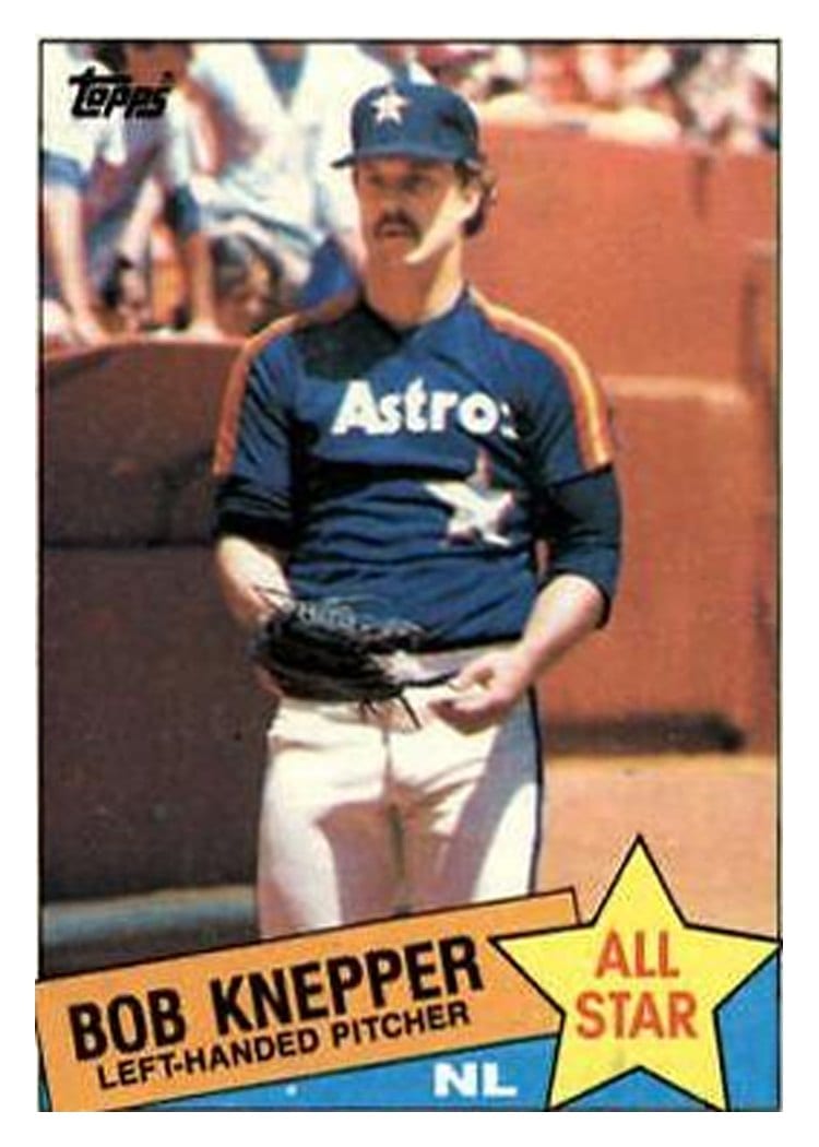 1985 Topps Bob Knepper #721 card