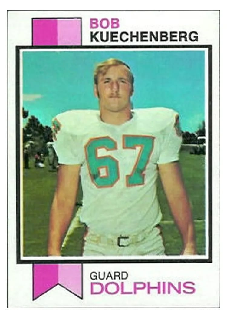 1973 Topps Bob Kuechenberg #367 card