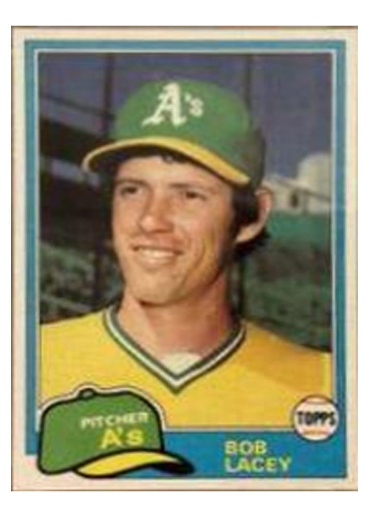 1981 Topps Bob Lacey #481 card