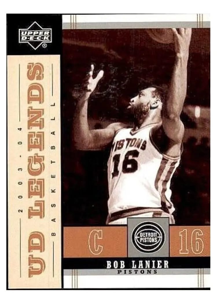 2003 Upper Deck Legends Throwback Bob Lanier #27 card
