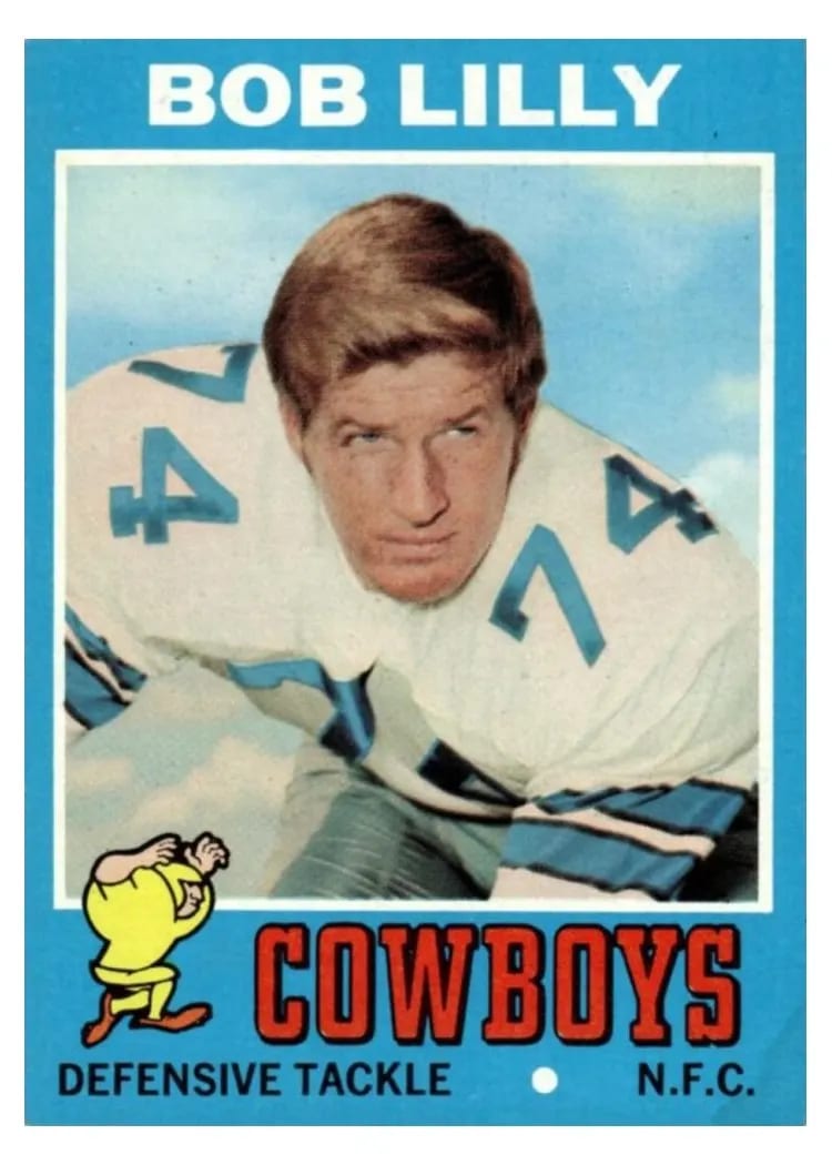1971 Topps Bob Lilly #144 card