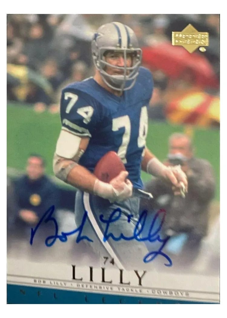 2000 Upper Deck Legends Autographs Bob Lilly card