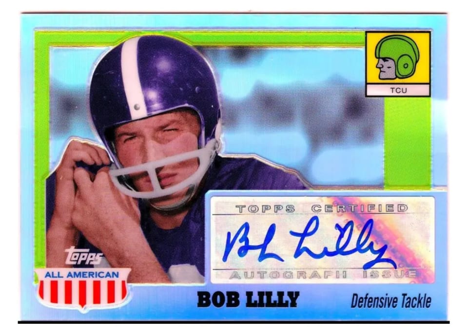 2005 Topps All American Autograph Bob Lilly #A-BL card