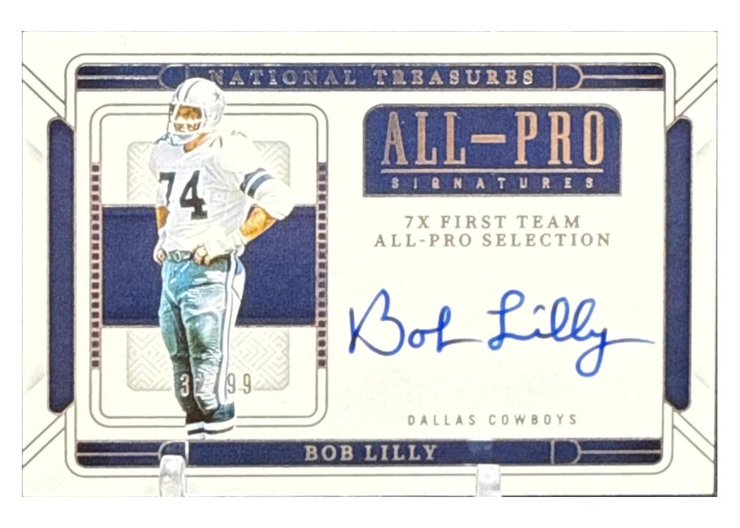 2024 Panini National Treasures All-Pro Signatures Bob Lilly #12 card