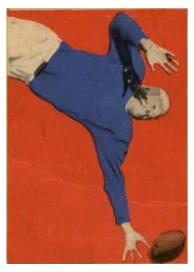 1949 Leaf Bob Mann #17 card