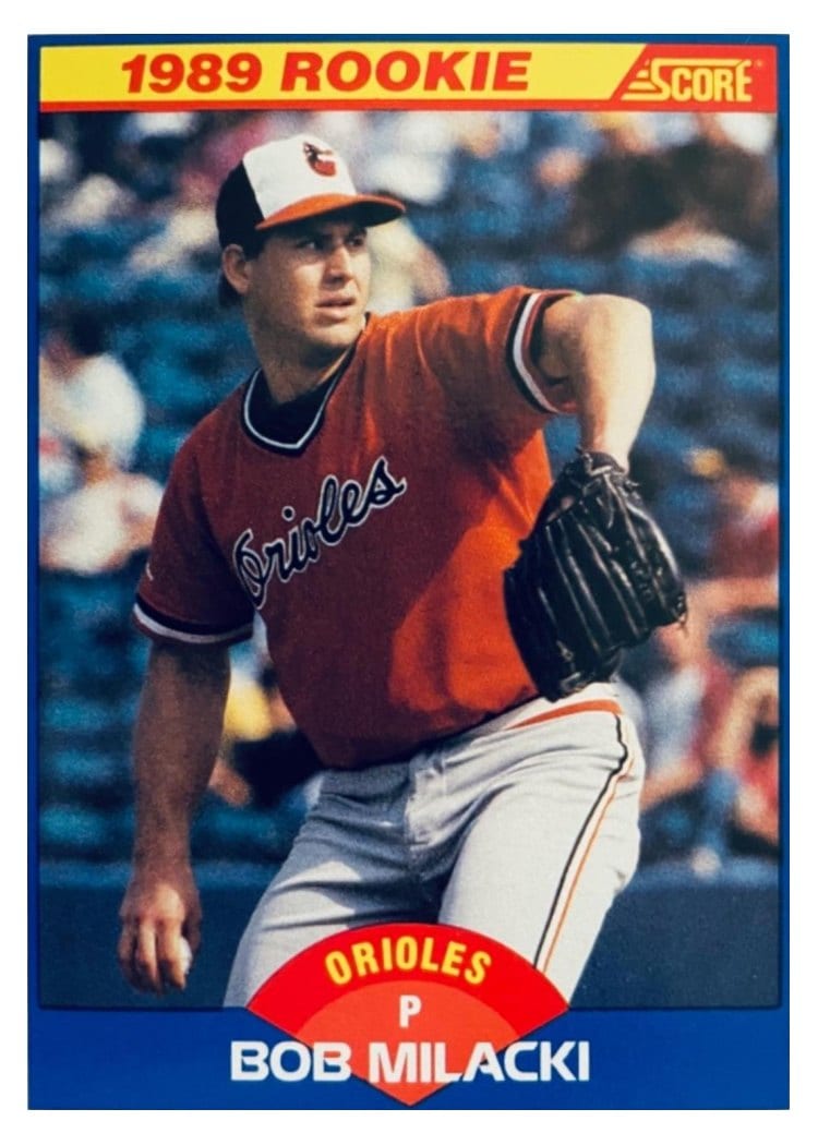 1989 Score Bob Milacki #651 card