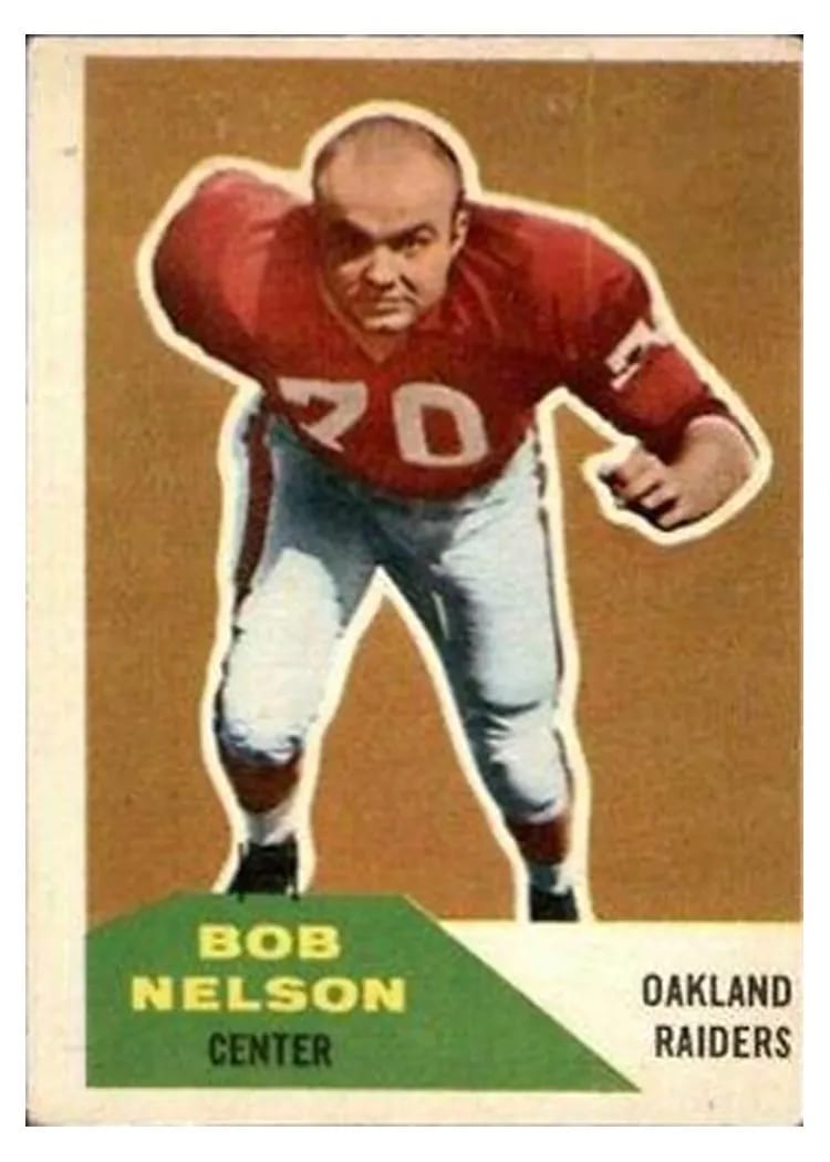 1960 Fleer Bob Nelson #83 card