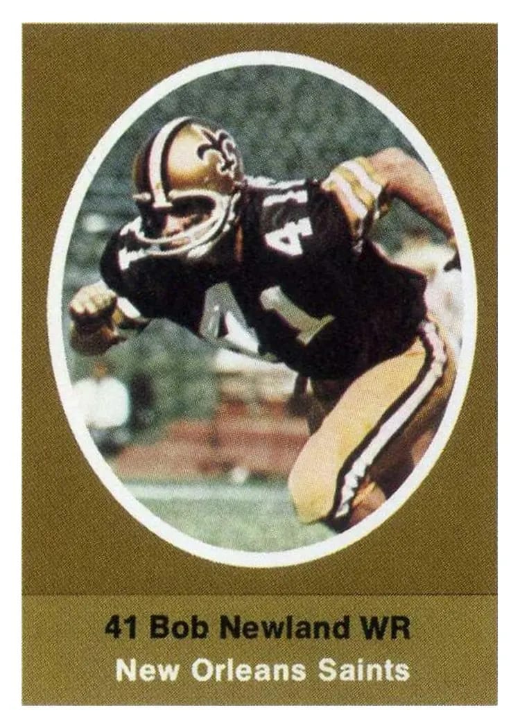 1972 Sunoco Stamps Update Bob Newland card