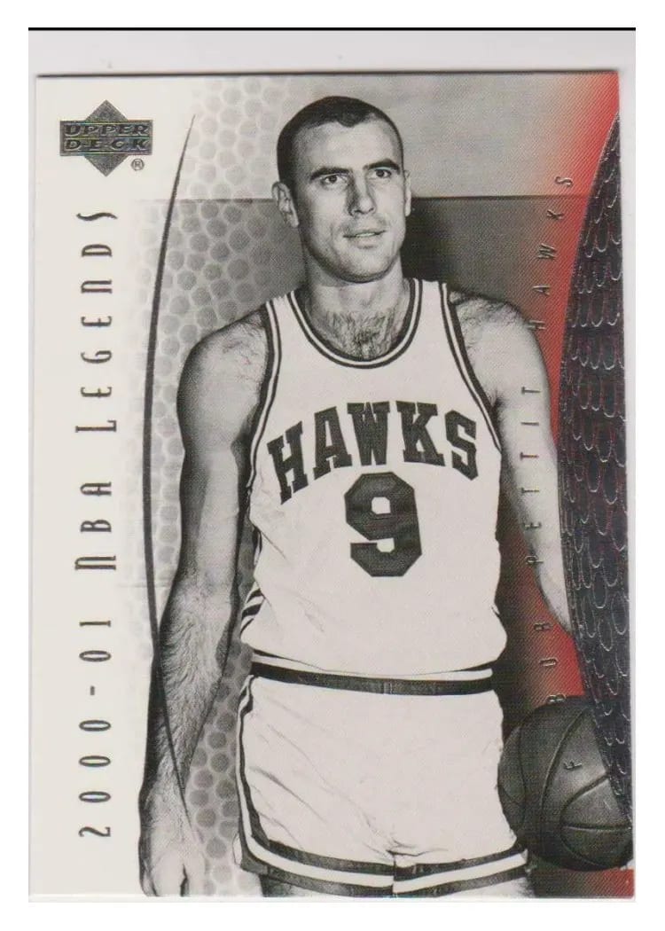 2000 Upper Deck Legends Bob Pettit #86 card