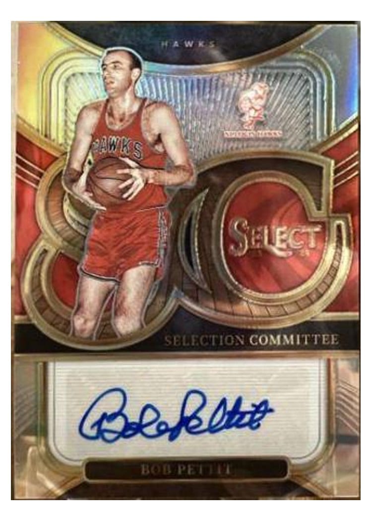 2023-24 Panini Select Selection Committee Signatures Bob Pettit #SCS-BOB card