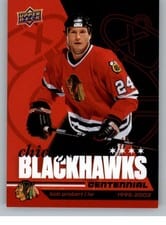 2025-26 Upper Deck Chicago Blackhawks Centennial Box Bob Probert #81 card