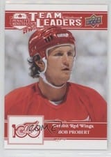 2025-26 Upper Deck Detroit Red Wings Centennial Team Leaders Bob Probert #184
