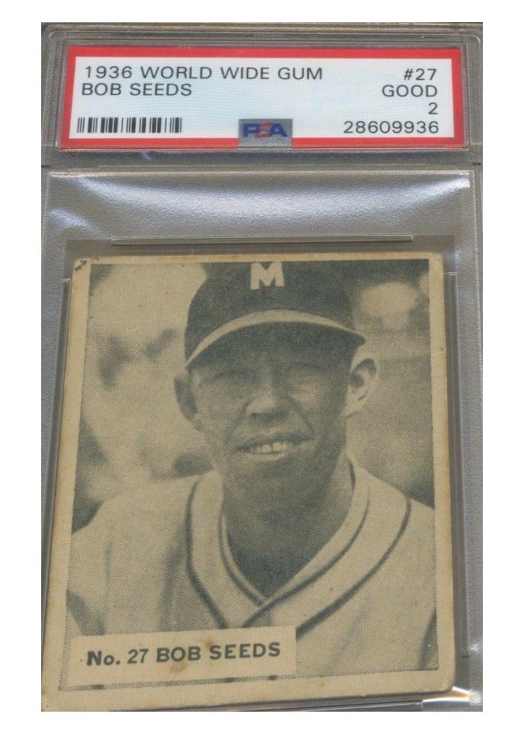 1936 World Wide Gum Bob Seeds #27 card