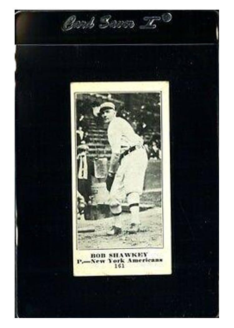 1916 M101 4 Sporting News Bob Shawkey #161 card