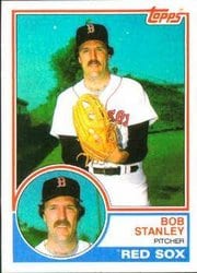 1983 Topps Base Set Bob Stanley #682 card