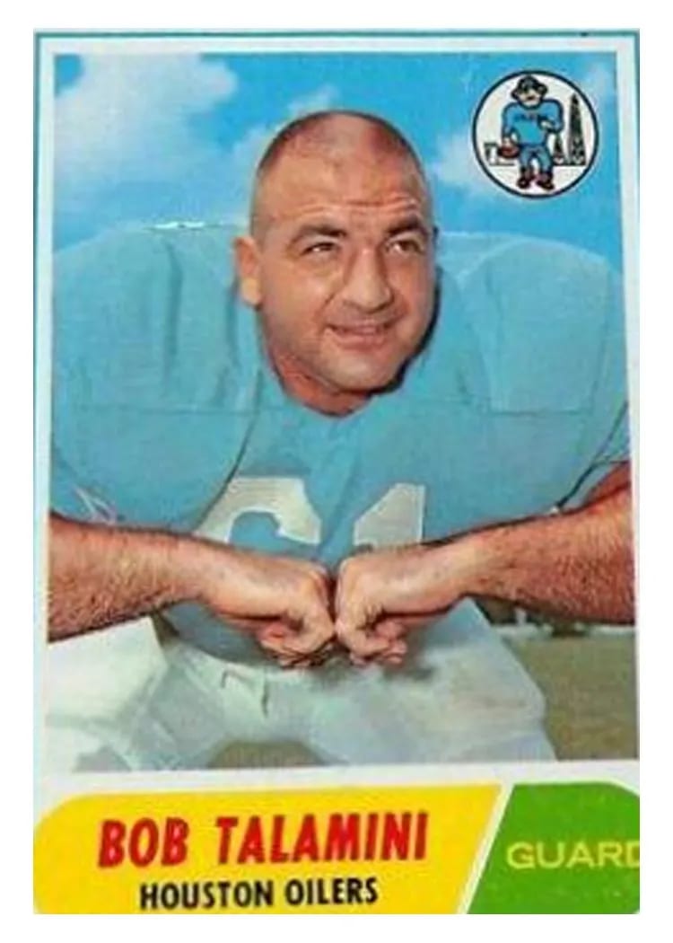 1968 Topps Bob Talamini #68 card