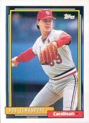 1992 Topps Base Set Bob Tewksbury #623 card