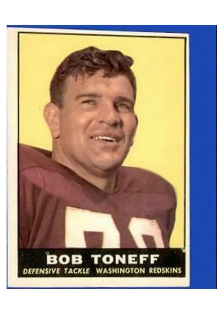 1961 Topps Bob Toneff #129 card