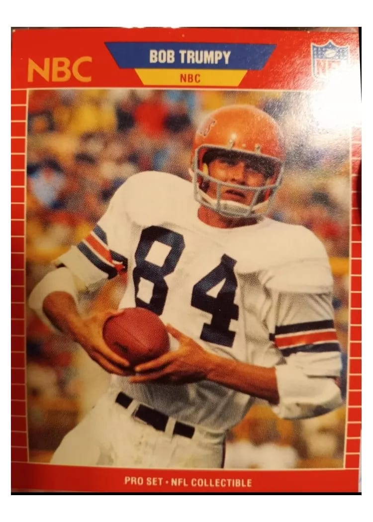 1989 Pro Set Announcers Bob Trumpy #26 card