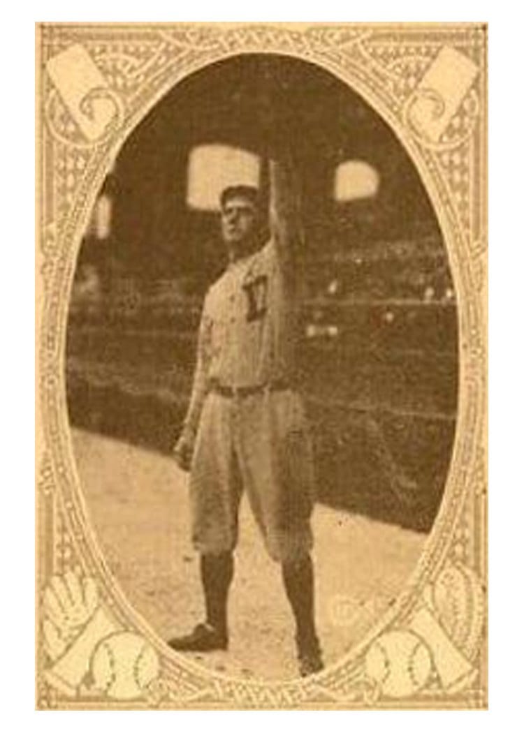 1922 E120 American Caramel Bob Veach card