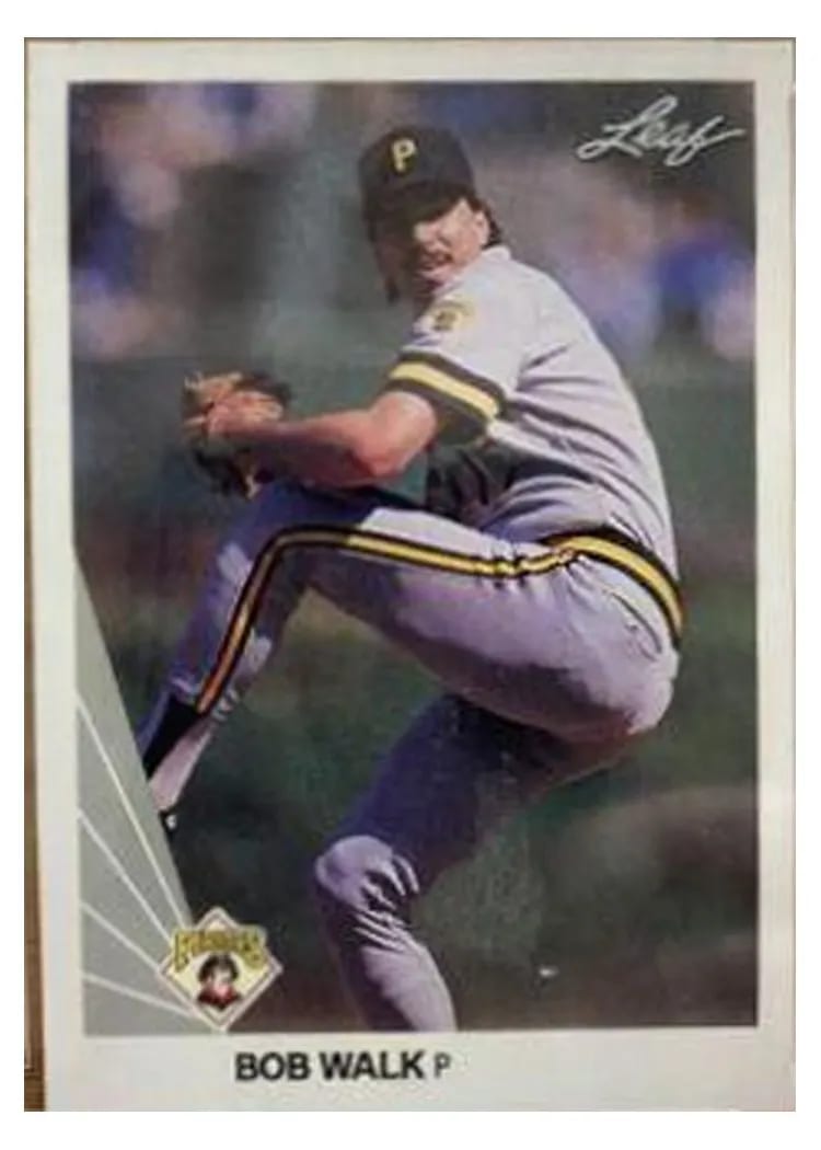 1990 Leaf Bob Walk #64 card