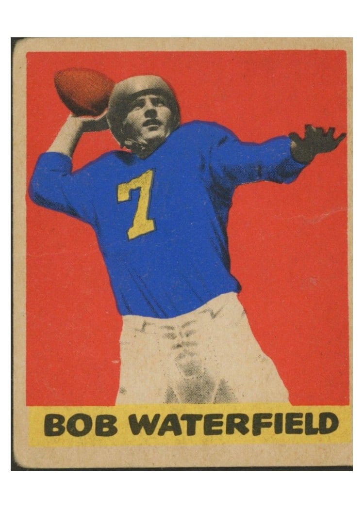 1949 Leaf Bob Waterfield #89 card