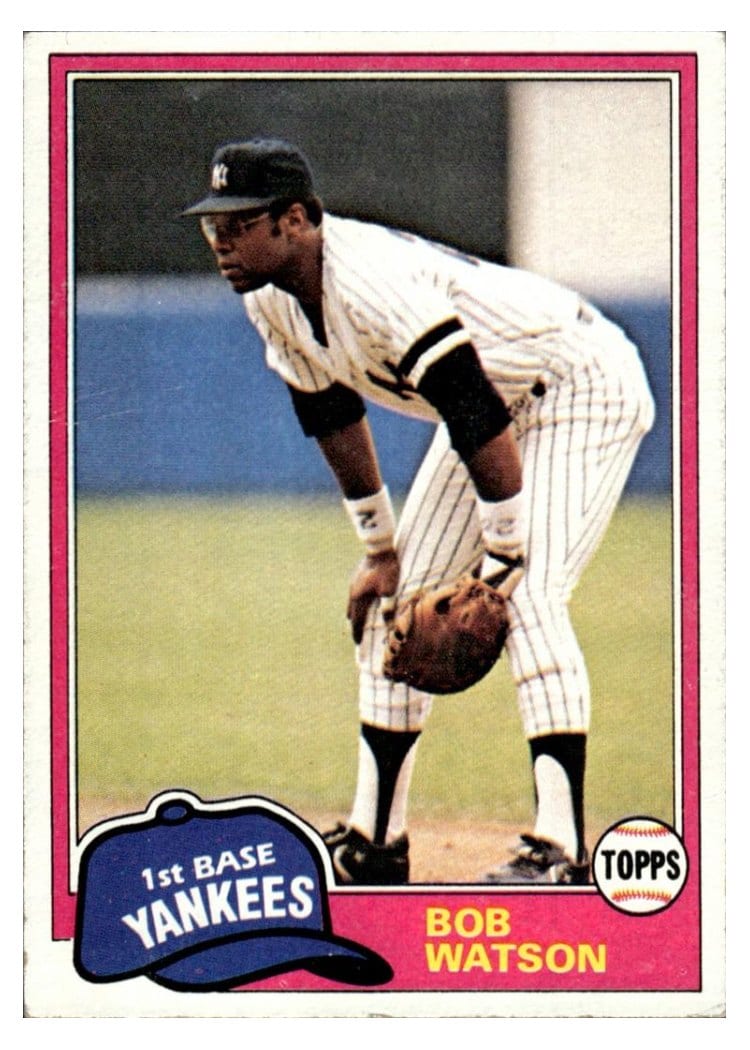1981 Topps Bob Watson #690 card