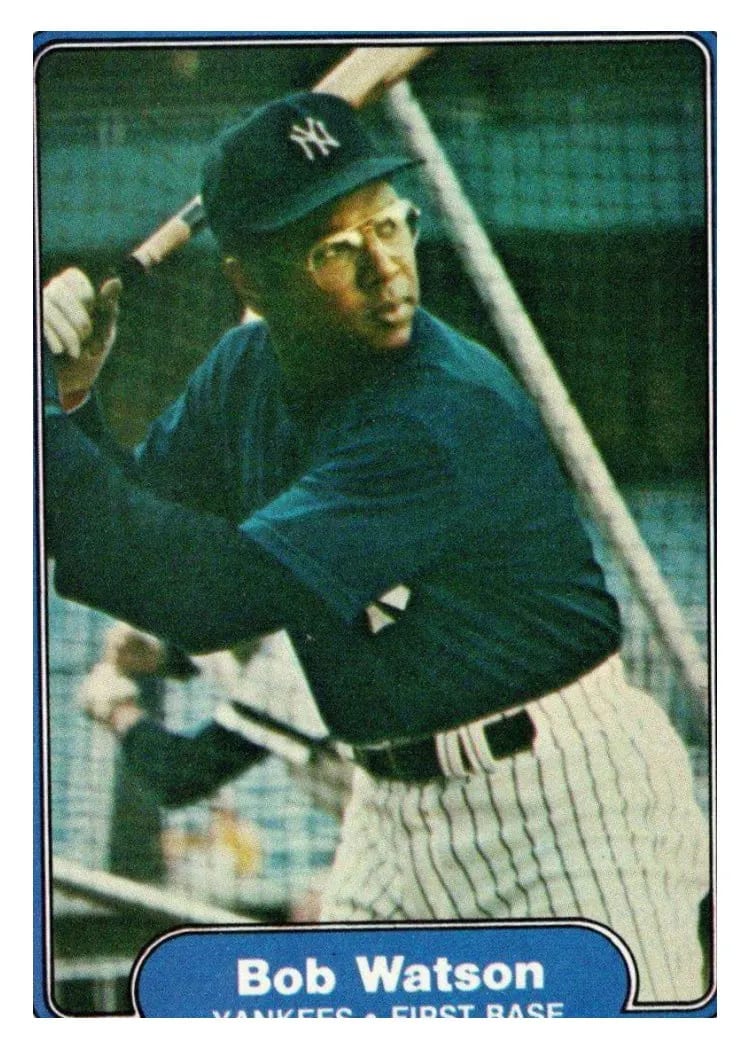 1982 Fleer Bob Watson #54 card