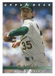 1993 Upper Deck Base Set Bob Welch #407 card