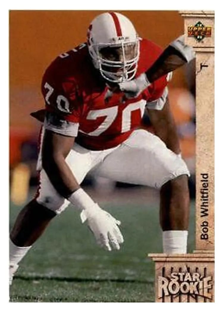 1992 Upper Deck Bob Whitfield #27 card