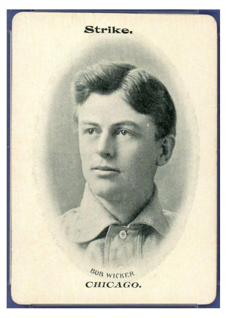 1906 Fan Craze NL Bob Wicker card
