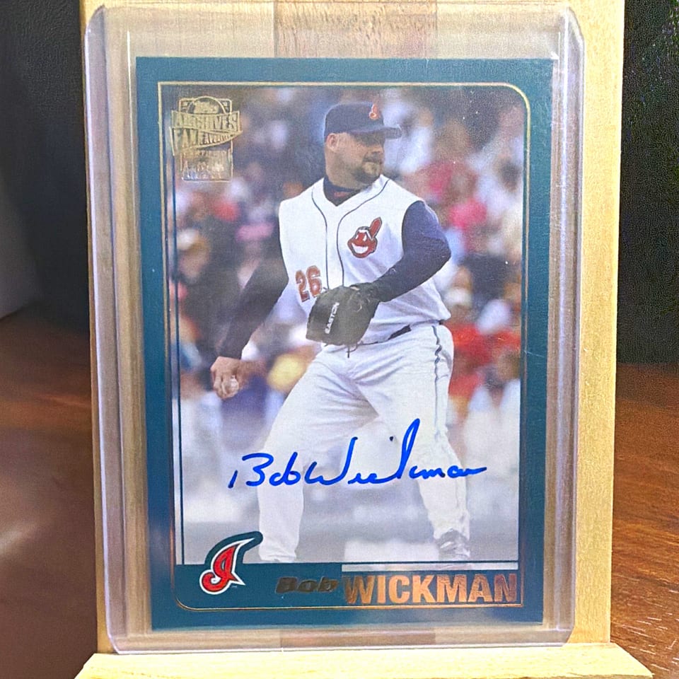 2020 Topps Archives Fan Favorites Autographs Bob Wickman #FFA-BW card