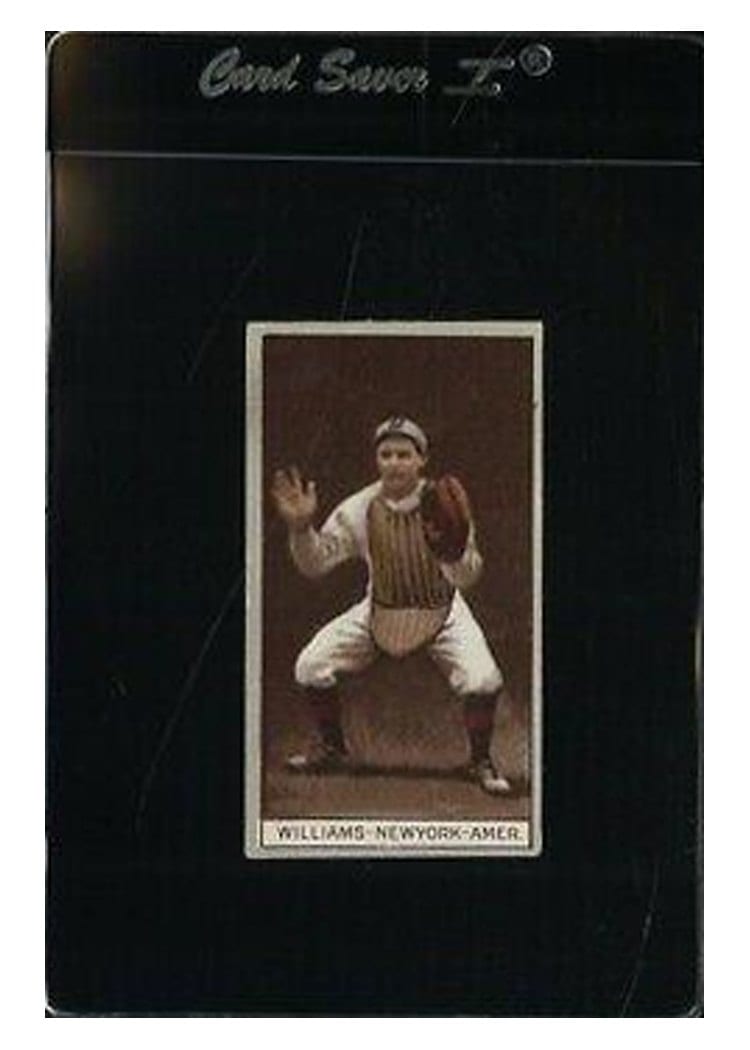 1912 T207 Brown Background Bob Williams card