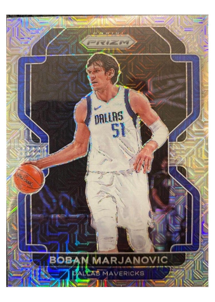 2021-22 Panini Prizm Base Set Boban Marjanovic Mojo Prizm #167 card