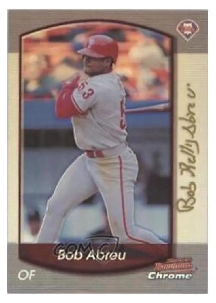 2000 Bowman Chrome Bobby Abreu #78 card