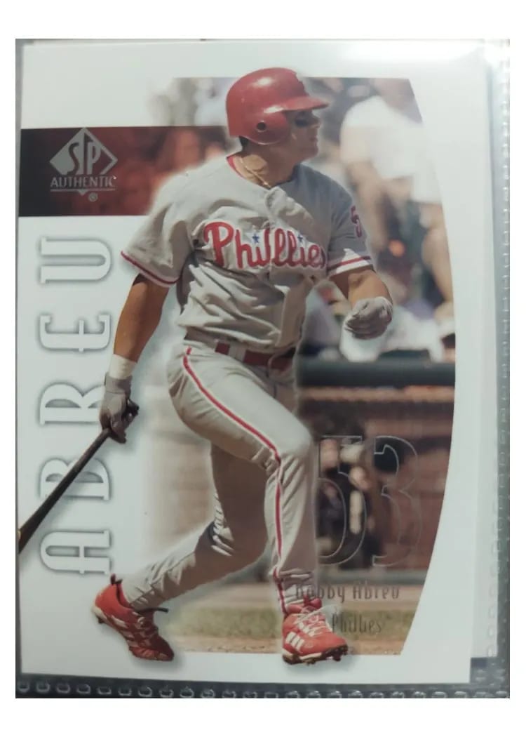 2002 SP Authentic Bobby Abreu #80 card