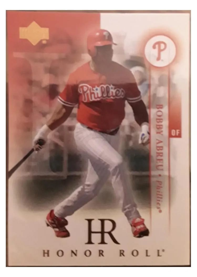 2003 Upper Deck Honor Roll Bobby Abreu #83 card