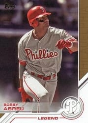 2017 Topps Salute Bobby Abreu #S-101 card