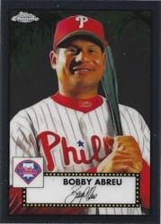 2021 Topps Chrome Platinum Anniversary Base Set Bobby Abreu #469 card