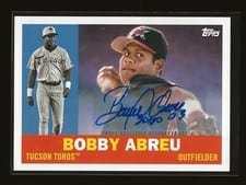 2022 Topps Pro Debut MiLB Legends Autographs Bobby Abreu #MILB-8 card