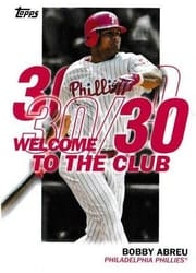 2023 Topps Welcome to the Club Bobby Abreu #WC-24 card