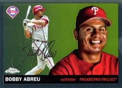 2025 Topps Chrome Platinum Base Set Bobby Abreu #412 card