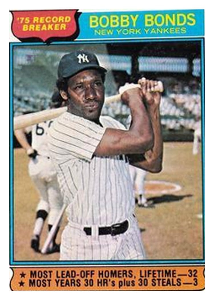 1976 Topps Bobby Bonds #2 card