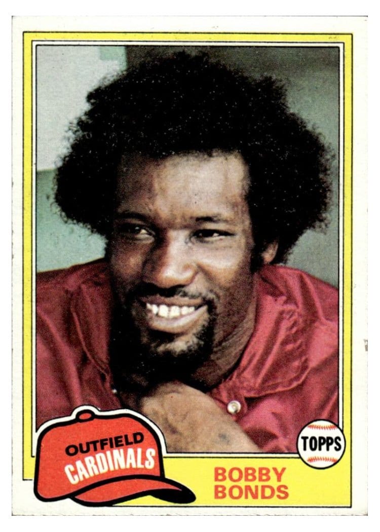 1981 Topps Bobby Bonds #635 card