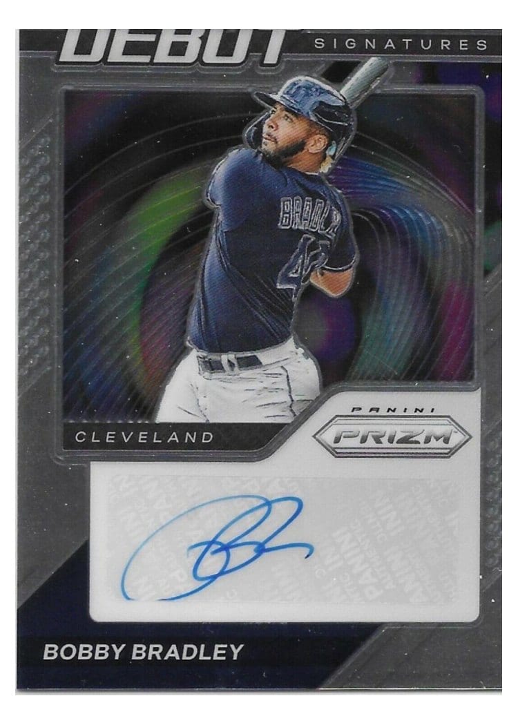 2021 Panini Prizm Debut Signatures Bobby Bradley #DS-BB card