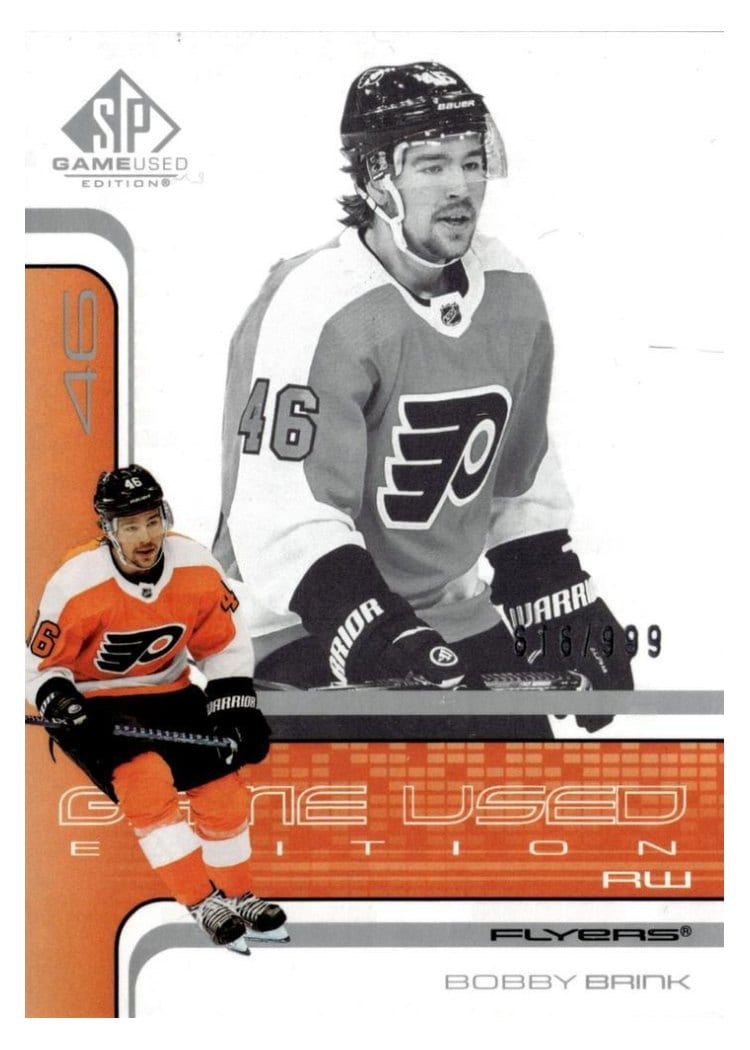 2022-23 SP Game Used 2001-02 Retro - Rookies Bobby Brink #R-5 card