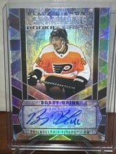 2022-23 Upper Deck Black Diamond Sparkling Rookie Scripts Bobby Brink #SCR-BB card